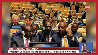 UN general meeting | President Ruto to address the 77th session in New York