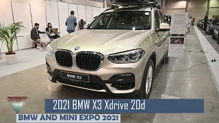 2021 BMW X3 Xdrive 20d Interior and Exterior Walkaround BMW and MINI Expo 2021