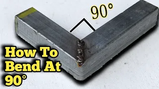 Easy Bending Square Tubing Into 90 Degrees Dead Center