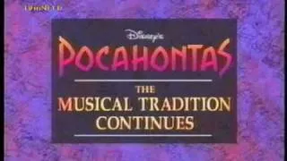 Disney's Pocahontas: The Musical Tradition Continues Commercial (1995)