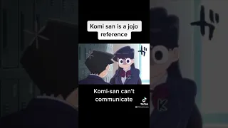 KOMI SAN DOES A JOJO REFERENCE #shorts #komisan