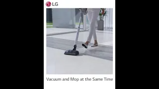 LG CordZero A9 ULTIMATE: Vacuum and Mop at the same time