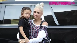 Gwen Stefani Takes Her Sons Kingston, Zuma & Apollo Rossdale To Sunday Morning Church Service 8.6.17