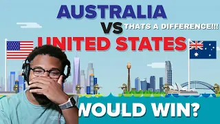 SHEESH....American Reacts To Australia Vs United States Military Comparison!!