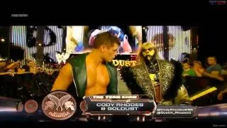 Goldusty and Cody Rhodes   Entrance WWE 2013