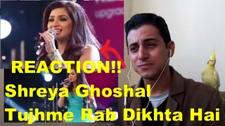 Tujhme Rab Dikhta Hai by Shreya Ghoshal live at Sony Project Resound Concert/REACTION