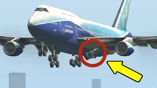 Hero Boeing 747 Pilots Did This To Save All Passengers When The Main Landing Gear Got Stuck | XP11