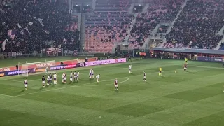 Bologna Fiorentina - gol di Orsolini annullato dal VAR per fuorigioco di Posch