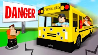 I Drove SCHOOL BUS For DANGEROUS Kids in Brookhaven RP..