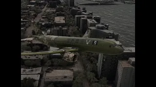 Airbus A320 make a hard landing at Miami International Airport