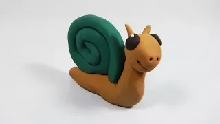 How to Easily Make a Snail from Modeling Clay