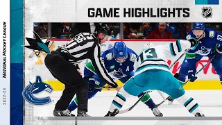 Sharks @ Canucks 3/23 | NHL Highlights 2023