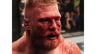 Brock Lesnar vs Roman Reigns and Dean Ambrose full HD