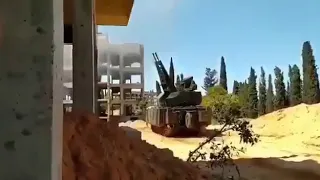 First footage of turkish Korkut SPAAG action in Libya