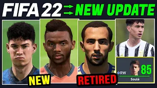 FIFA 22 NEWS | NEW Players, Real Faces, Wonderkids & Ratings - Career Mode Squad Update