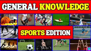 General Knowledge Quiz Trivia :  Test Your Sports IQ ⚽⚽😎| 50 MCQs Questions with Answers