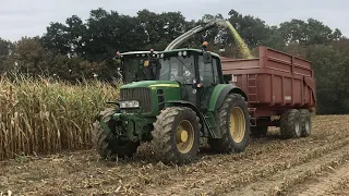 Mais Häckseln 2020 // John Deere 6900 // 6910 // 6930 // Claas Jaguar 850 //  in Luxemburg