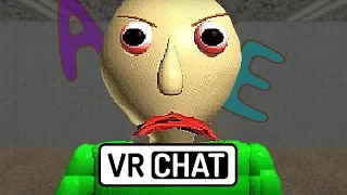 [VRChat] Learning Math with Baldi in VR (or else)