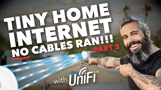 Internet Setup in Tiny Home: No Cables with UniFi Building-to-Building Bridge