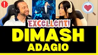 First Time Hearing Dimash Adagio Reaction Video - COMBINING AMAZING VOCALS WITH PASSION ON THS ONE!