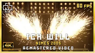 Rammstein - Ich Will 4K with subtitles (Live at Nimes 2005) Völkerball Remastered video 60fps