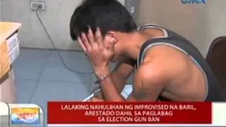 UB: Lalaking nahulihan ng improvised na baril sa Navotas City, arestado