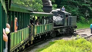 Shay Locomotive Climbing some Very Steep Grades