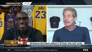 UNDISPUTED - Michael Jordan laughs off Gary Payton in "The Last Dance" - Skip Bayless' reaction