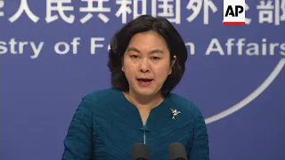 Weekly briefing by China's foreign ministry