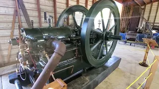 32hp Fairbanks Morse N Gas Engine Running at 50 RPM