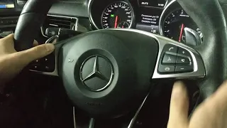 AMG GLE 43 Электронный ручник. Поставить в сервисный режим.