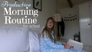 School Morning Routine || Extremely Productive (6am)