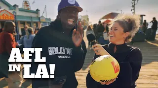 “What is AFL?”—on the Santa Monica Pier