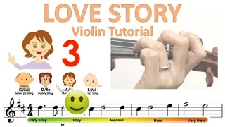 Taylor Swift - Love Story sheet music and easy violin tutorial