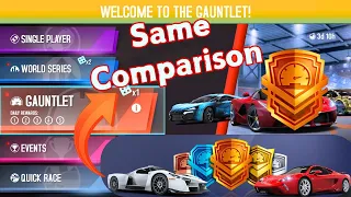 Asphalt 8 Gauntlet of the Day | Comparison by Same Car