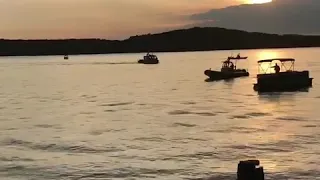 Крушение лодки в озере Миссури