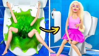 Toilet hacks for makeover | Poor Nerd Extreme Transformation with Little Gadgets* Rich VS Poor