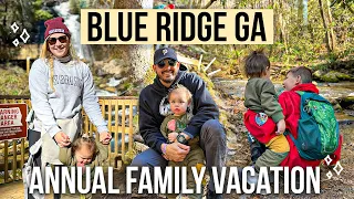 Blue Ridge, GA Annual Family Vacation 2023 | Cabin Tour In The Georgia Mountains | Pangani Tribe