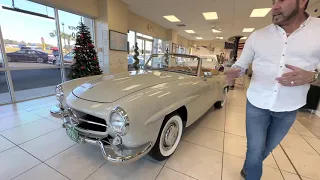 1961 Mercedes Benz 190 SL! INCREDIBLE FIND! 61 years 1 Owner car through 2022! 27K ORIGINAL MILES