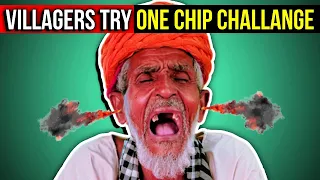 Villagers Face Ultimate Spicy Torture: One Chip Challenge Gone Wild! Tribal People Try