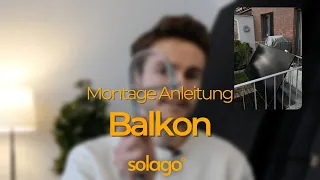 goBalcony - Balkonkraftwerk Montage Anleitung für den Balkon