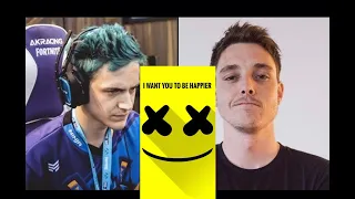 Ninja and Lazarbeam sing happier ||sambrodude||