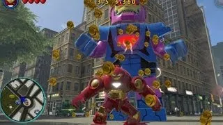 LEGO Marvel Super Heroes (PS4) - All Iron Man Characters + Free Roam Gameplay