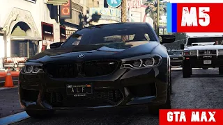 BMW M5 F90 Competition Hits The Pier!!! | 2020 GTA 5 PC Real Life Mods