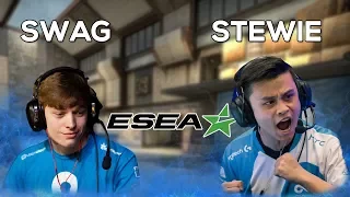 SWAG IS TOO HIGH!? Stewie2k ESEA Rank S Adventures (ft. SWAG, Autimatic, Witmer)