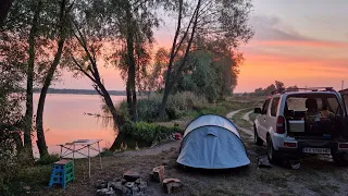 Ночевка с рыбалкой и кемпингом / Рогозянское водохранилище