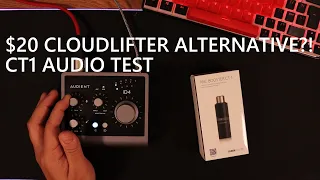 $20 Cloudlifter Alternative? KLARKTEKNIK CT1 MIC BOOSTER TEST w/PROCASTER