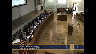 MONTGOMERY CITY COUNCIL MEETING (9/06/22)