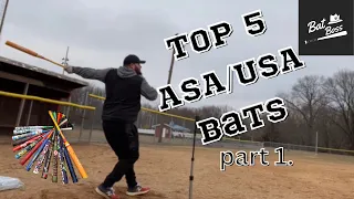 Top 5 ASA/USA bats
