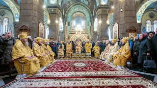 У Прощену неділю Предстоятель звершив святкове богослужіння у Житомирі